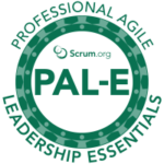 The Professional Agile Leadership Essentials™ (PAL-E) logo