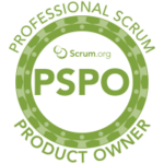 The Professional Scrum Product Owner (PSPO) course logo
